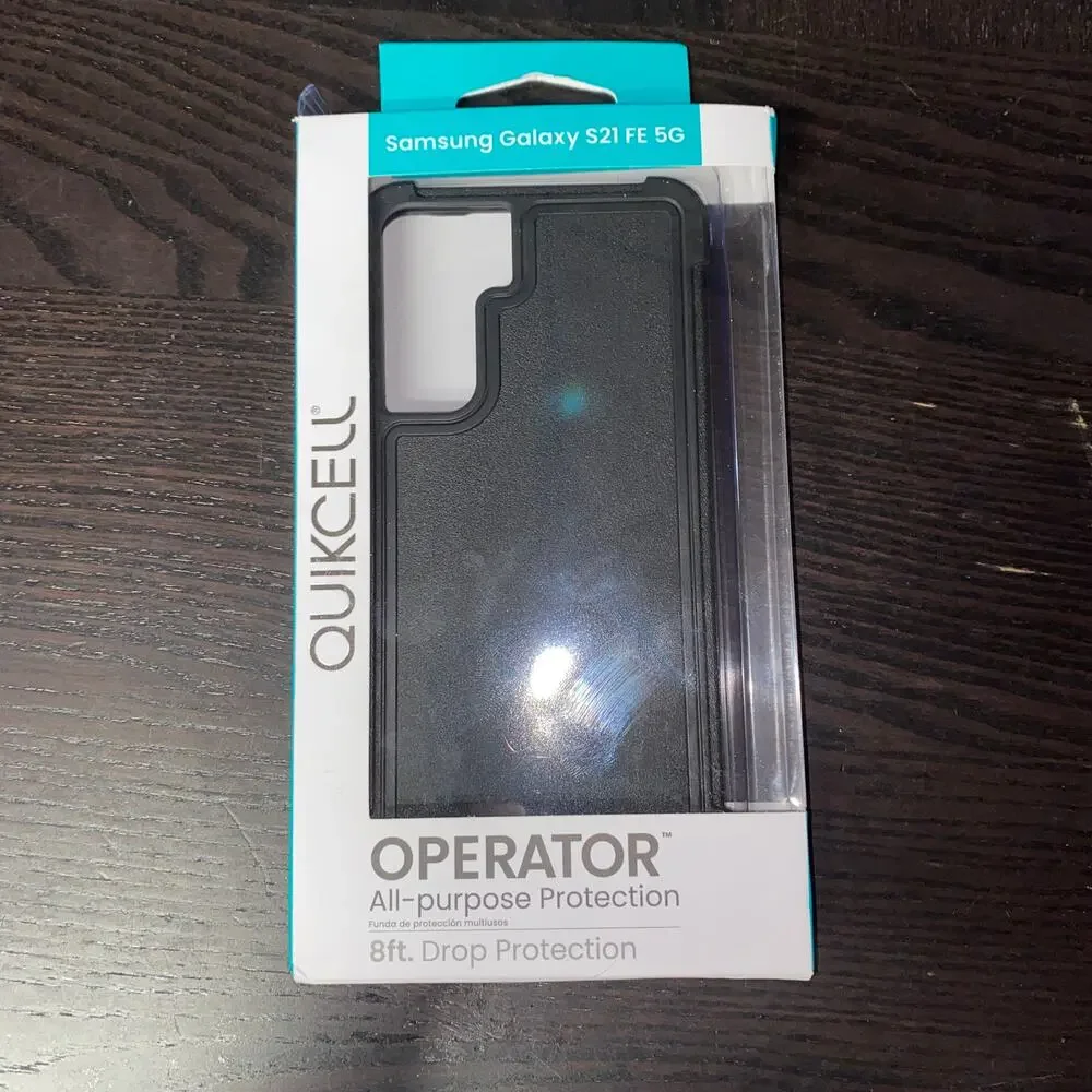 New Samsung Galaxy S21 FE/FE 5G QUIKCELL All-Purpose Protective Case – BLACK